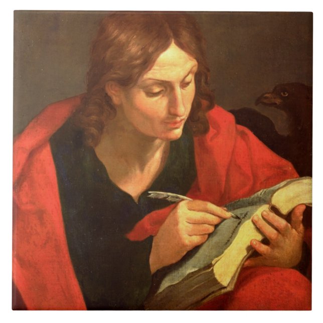 Johannes der Evangelist Fliese (Vorderseite)