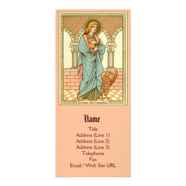 Johannes der Evangelist (RLS 07) Werbekarte (Vorne)