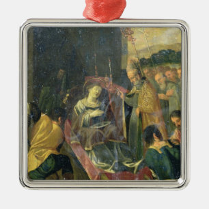 Johannes der Evangelist Silbernes Ornament