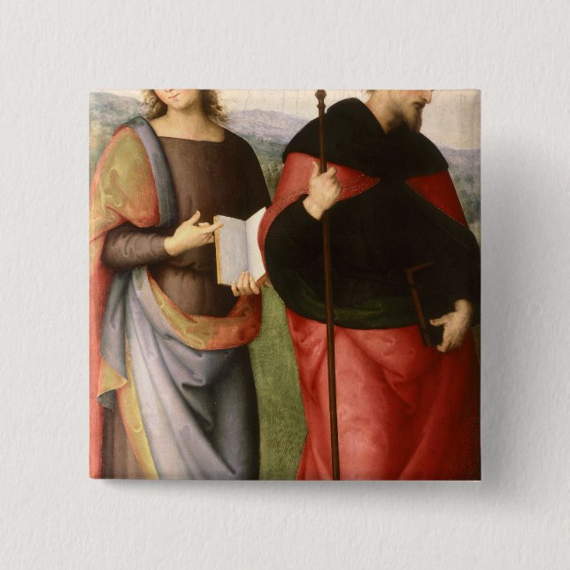 Johannes der Evangelist und St Augustine von Button (Vorderseite)