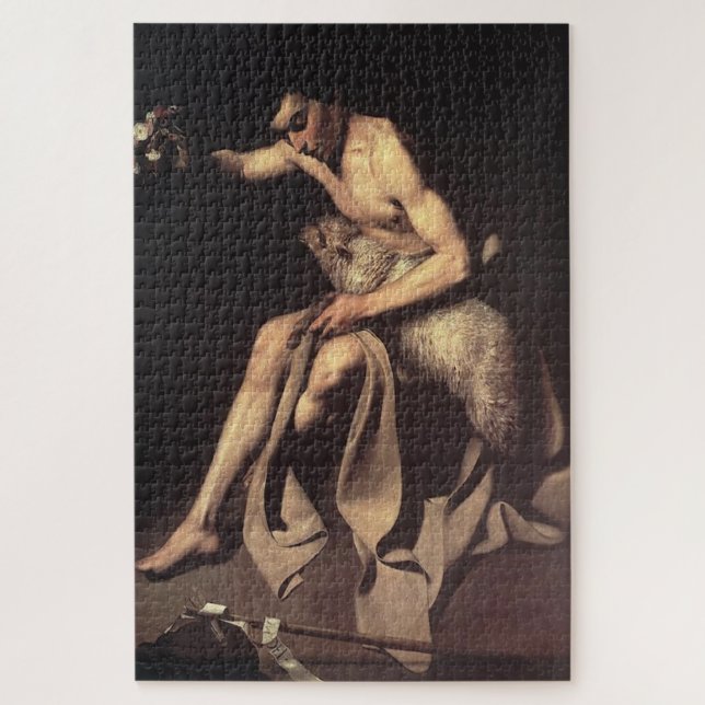 Johannes der Täufer - Caravaggio Puzzle (Vertikal)