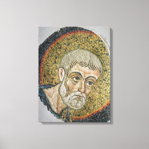 Johannes der Täufer: Das Bruchteil eines Mosaiks Leinwanddruck