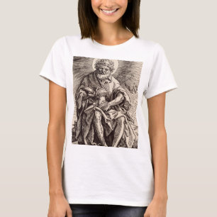 Johannes der Täufer hält das Lamm  T-Shirt