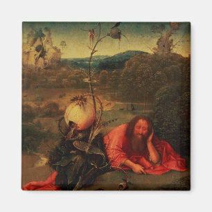 Johannes der Täufer in Meditation Magnet