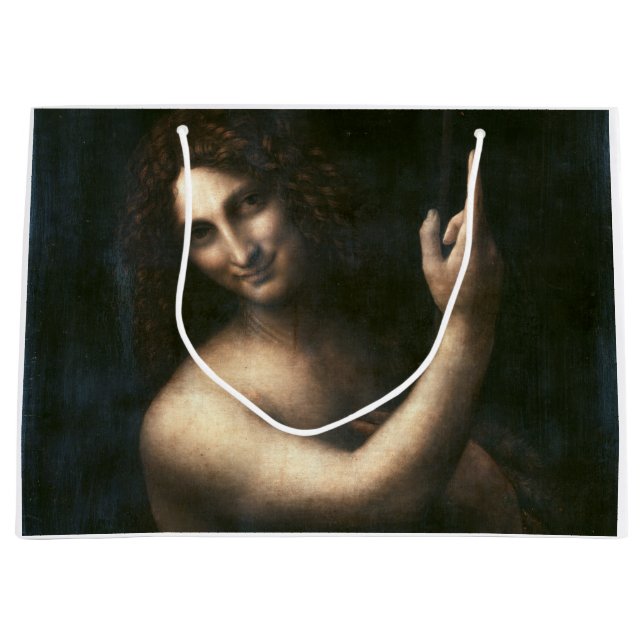 Johannes der Täufer Leonardo da Vinci Große Geschenktüte (Vorderseite)