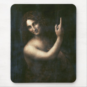 Johannes der Täufer Leonardo da Vinci Mousepad