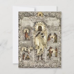 Johannes der Vorläufer, Engel des Wüstensymbols Postkarte
