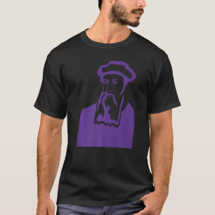 Johannes Gutenberg Printing Press Book Reading T-Shirt