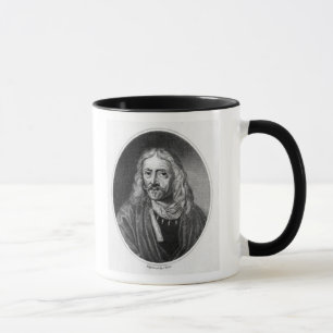 Johannes Hevelius, graviert von J. Baker Tasse