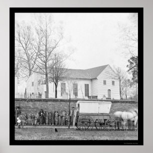 Johannes Kirche in Richmond, VA 1865 Poster