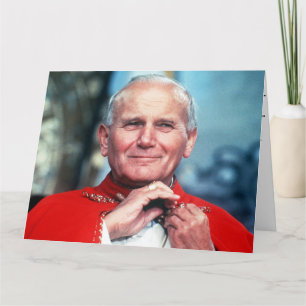 Johannes Paul II, Gebets-Karte Karte