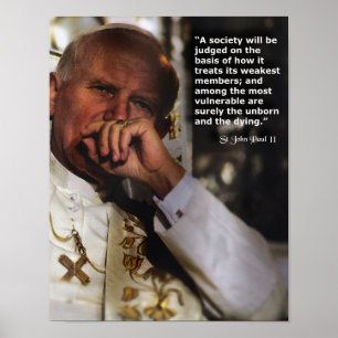 Johannes Paul II Poster