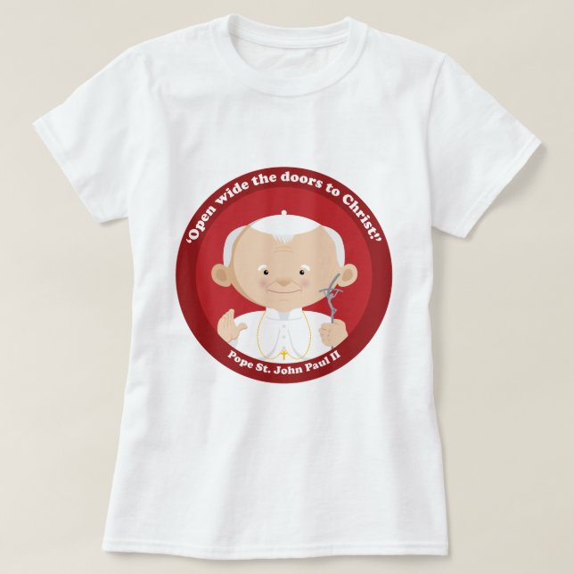 Johannes Paul II T-Shirt (Design vorne)