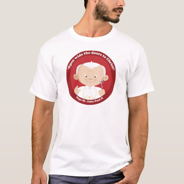 Johannes Paul II T-Shirt (Vorderseite)