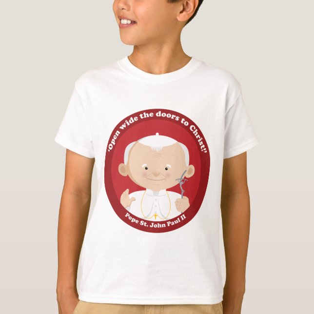 Johannes Paul II T-Shirt (Vorderseite)