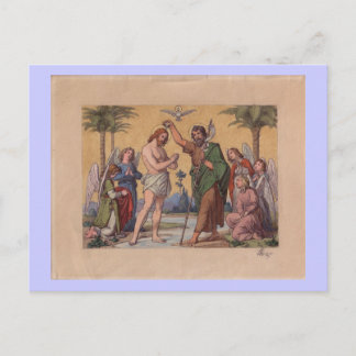 JOHANNES TAUFT JESUS POSTKARTE