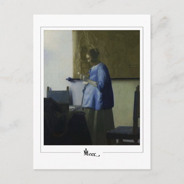 Johannes Vermeer #11 - Fine Art Postkarte (Vorderseite)