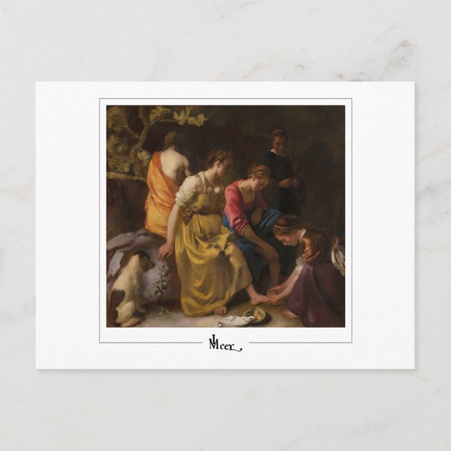 Johannes Vermeer #16 - Fine Art Postkarte (Vorderseite)