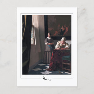 Johannes Vermeer #18 - Fine Art Postkarte