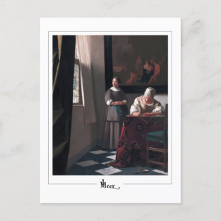 Johannes Vermeer #18 - Fine Art Postkarte