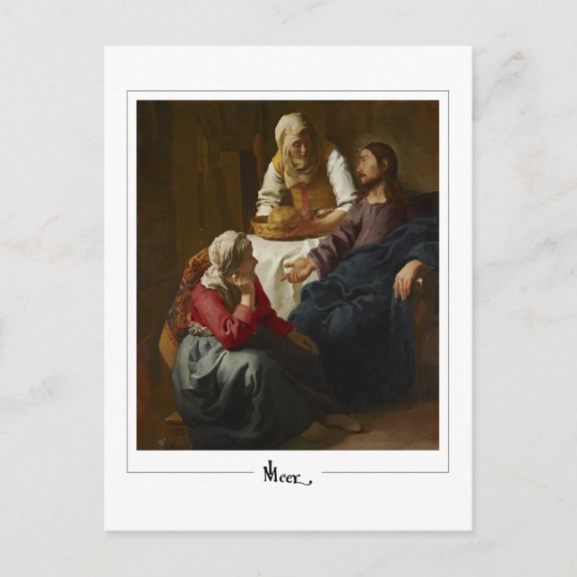 Johannes Vermeer #25 - Fine Art Postkarte (Vorderseite)