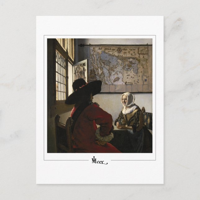 Johannes Vermeer #26 - Fine Art Postkarte (Vorderseite)