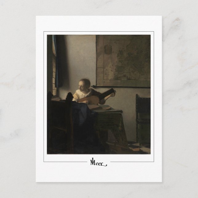 Johannes Vermeer #27 - Fine Art Postkarte (Vorderseite)