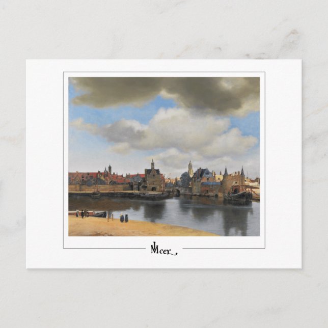 Johannes Vermeer #29 - Fine Art Postkarte (Vorderseite)