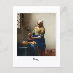 Johannes Vermeer #2 - Fine Art Postkarte