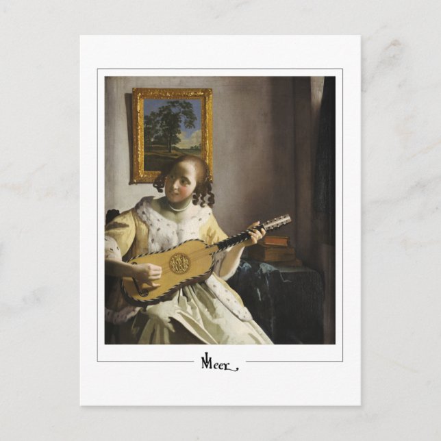 Johannes Vermeer #30 - Fine Art Postkarte (Vorderseite)