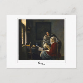Johannes Vermeer #35 - Fine Art Postkarte