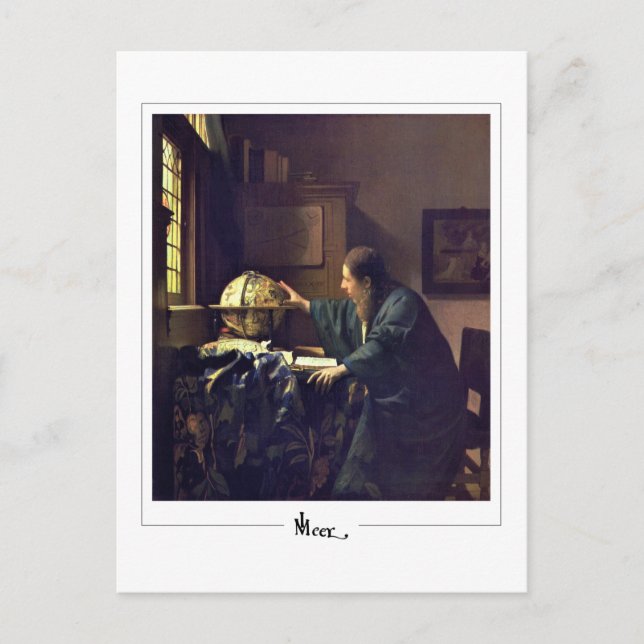 Johannes Vermeer #36 - Fine Art Postkarte (Vorderseite)