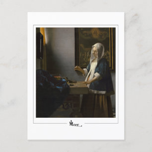 Johannes Vermeer #37 - Fine Art Postkarte