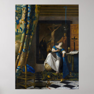 Johannes Vermeer - Allegorie des Glaubens Poster
