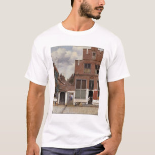 Johannes Vermeer, Ansicht der Häuser in Delft T-Shirt