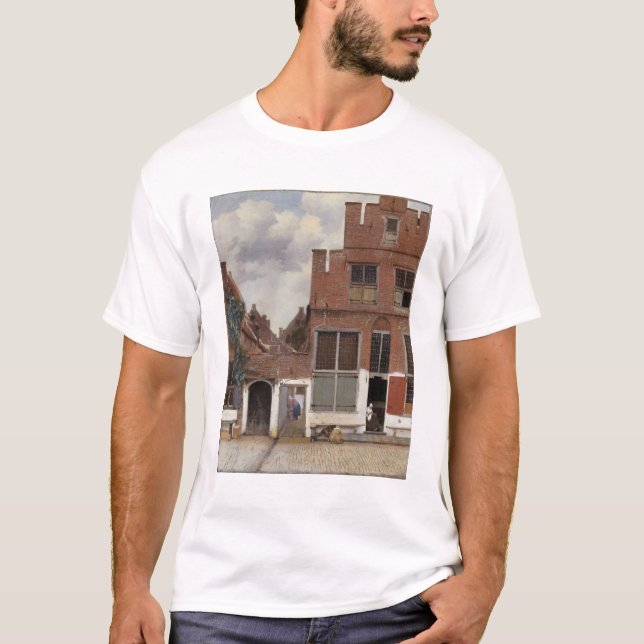 Johannes Vermeer, Ansicht der Häuser in Delft T-Shirt