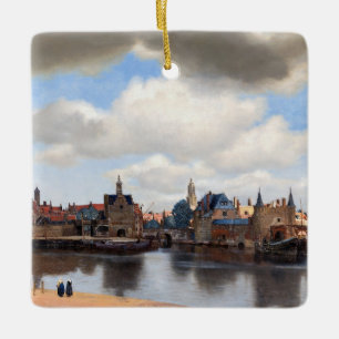 Johannes Vermeer - Ansicht von Delft Keramikornament