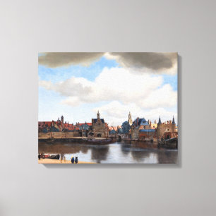 Johannes Vermeer - Ansicht von Delft Leinwanddruck