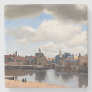 Johannes Vermeer - Ansicht von Delft Steinuntersetzer