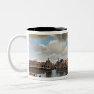 Johannes Vermeer Ansicht von Delft Zweifarbige Tasse