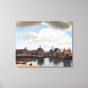 Johannes Vermeer - Blick auf Delft Leinwanddruck
