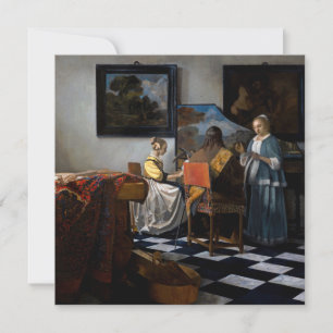 Johannes Vermeer - Das Konzert Einladung