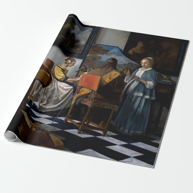 Johannes Vermeer - Das Konzert Geschenkpapier (Ungerollt)