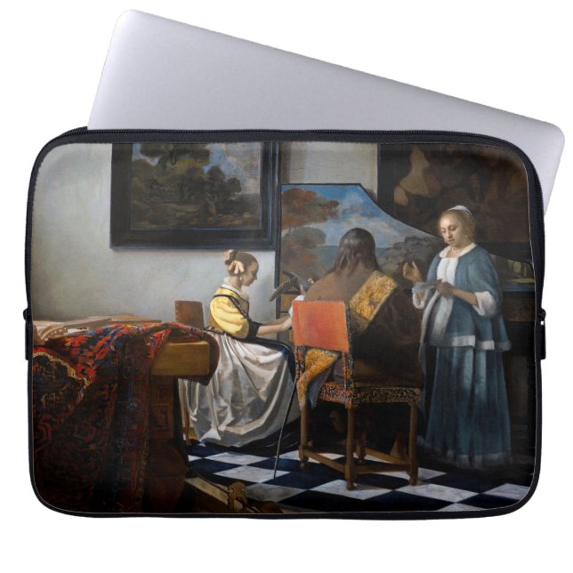Johannes Vermeer - Das Konzert Laptopschutzhülle (Vorderseite)