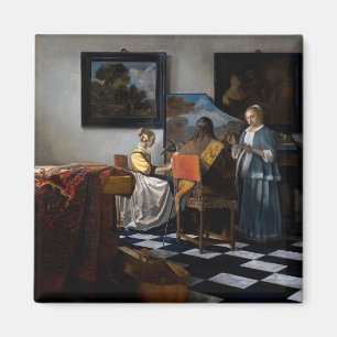 Johannes Vermeer - Das Konzert Magnet