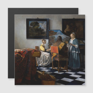 Johannes Vermeer - Das Konzert Magnetkarte