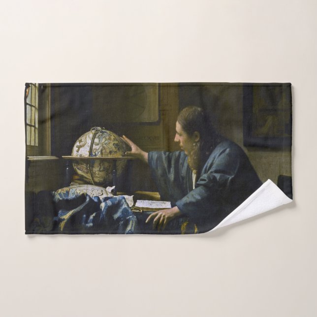 Johannes Vermeer - Der Astronom Badhandtuch Set (Handtuch)