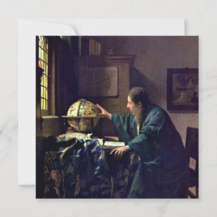 Johannes Vermeer - Der Astronom Dankeskarte