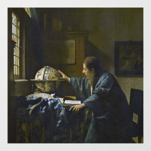 Johannes Vermeer - Der Astronom Fensteraufkleber