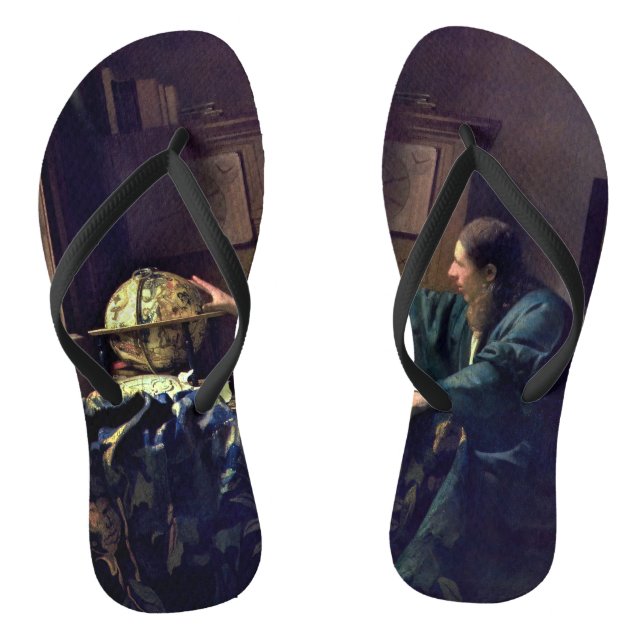 Johannes Vermeer - Der Astronom Flip Flops (Fußbett)